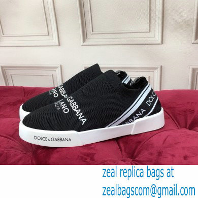 Dolce  &  Gabbana Slip On Sneakers with Logo 01 2021